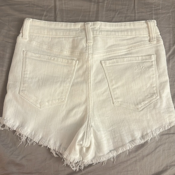 White Demin Shorts - Picture 3 of 4
